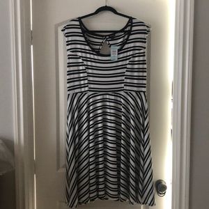 Torrid stripe dress size 2